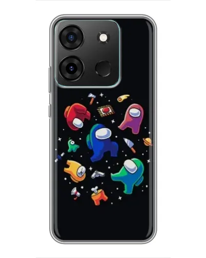 Чехол для Infinix Smart 7 с картинкой «Among Us космос» Чехол для Infinix Smart 7 с картинкой «Among Us космос»