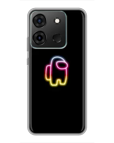 Чехол для Infinix Smart 7 с картинкой «Among Us градиент» Чехол для Infinix Smart 7 с картинкой «Among Us градиент»