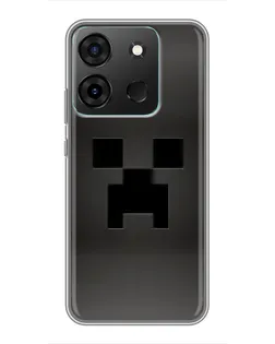 Чохол для Infinix Smart 7 з картинкою «Чорний кріпер градієнт» Чохол для Infinix Smart 7 з картинкою «Чорний кріпер градієнт»