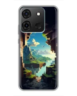Чохол для Infinix Smart 7 з картинкою «Вид з печери» Чохол для Infinix Smart 7 з картинкою «Вид з печери»