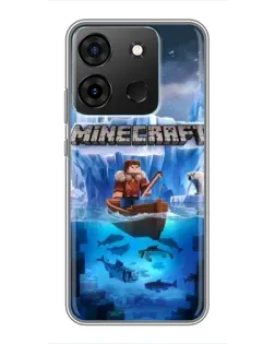 Чохол для Infinix Smart 7 з картинкою «Minecraft льодянийсвіт» Чохол для Infinix Smart 7 з картинкою «Minecraft льодянийсвіт»