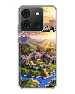 Чохол для Infinix Smart 7 з картинкою «Minecraft панорама» Чохол для Infinix Smart 7 з картинкою «Minecraft панорама»