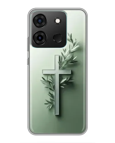 Чохол для Infinix Smart 7 з картинкою «Оливкова гілка» Чохол для Infinix Smart 7 з картинкою «Оливкова гілка»