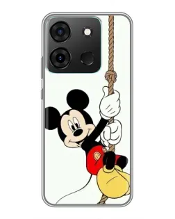 Чехол для Infinix Smart 7 с картинкой «Mickey на канате»