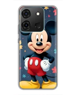 Чехол для Infinix Smart 7 с картинкой «Осенний Mickey Mouse»