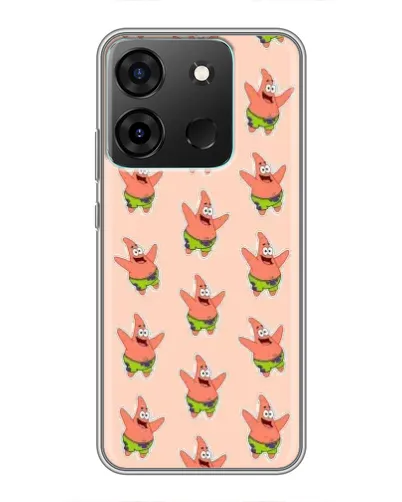 Чехол для Infinix Smart 7 с картинкой «Патрик Стар паттерн» Чехол для Infinix Smart 7 с картинкой «Патрик Стар паттерн»