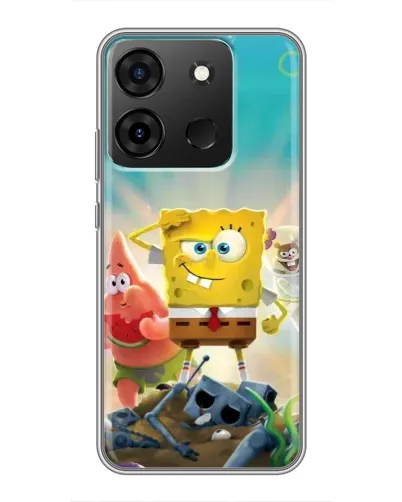 Чехол для Infinix Smart 7 с картинкой «Спанч Боб победитель» Чехол для Infinix Smart 7 с картинкой «Спанч Боб победитель»