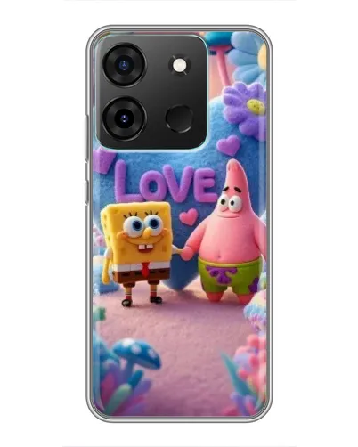 Чехол для Infinix Smart 7 с картинкой «Губка Боб Патрик» Чехол для Infinix Smart 7 с картинкой «Губка Боб Патрик»