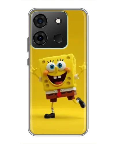 Чехол для Infinix Smart 7 с картинкой «Позитивный Губка Боб» Чехол для Infinix Smart 7 с картинкой «Позитивный Губка Боб»