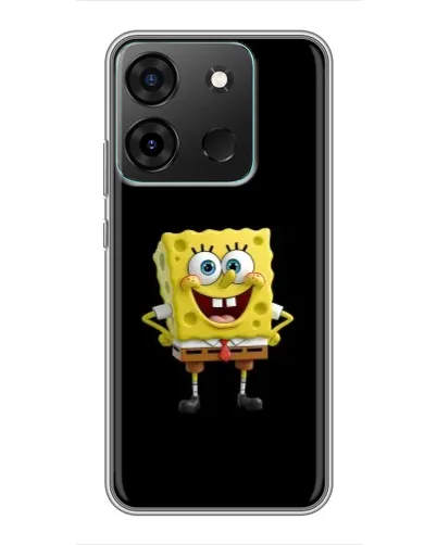 Чехол для Infinix Smart 7 с картинкой «Классический Губка Боб» Чехол для Infinix Smart 7 с картинкой «Классический Губка Боб»