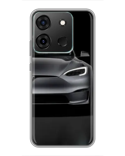 Чехол для Infinix Smart 7 с картинкой «Tesla Model S Look» Чехол для Infinix Smart 7 с картинкой «Tesla Model S Look»