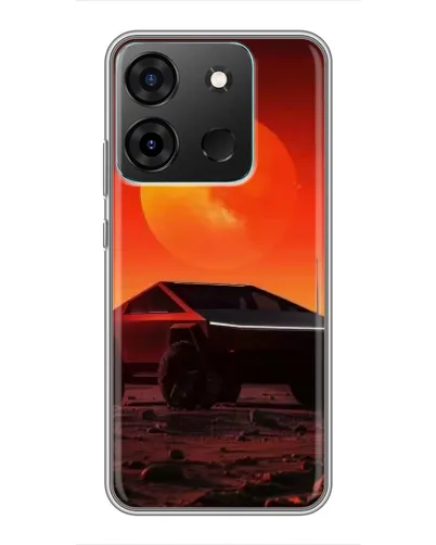Чехол для Infinix Smart 7 с картинкой «Cybertruck на Марсе» Чехол для Infinix Smart 7 с картинкой «Cybertruck на Марсе»