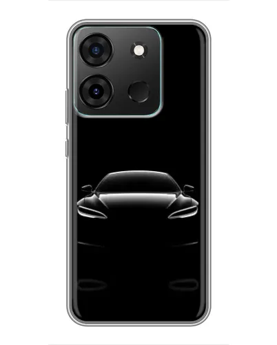 Чехол для Infinix Smart 7 с картинкой «Силуэт Tesla Night» Чехол для Infinix Smart 7 с картинкой «Силуэт Tesla Night»