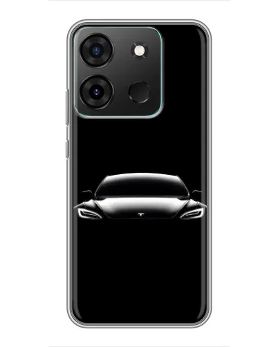 Чехол для Infinix Smart 7 с картинкой «Фары Tesla Night» Чехол для Infinix Smart 7 с картинкой «Фары Tesla Night»
