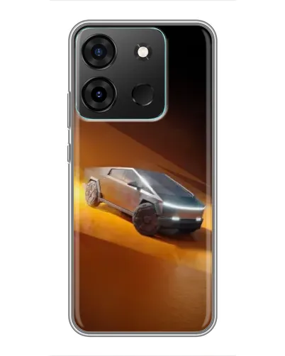 Чехол для Infinix Smart 7 с картинкой «Cybertruck в пустыне» Чехол для Infinix Smart 7 с картинкой «Cybertruck в пустыне»