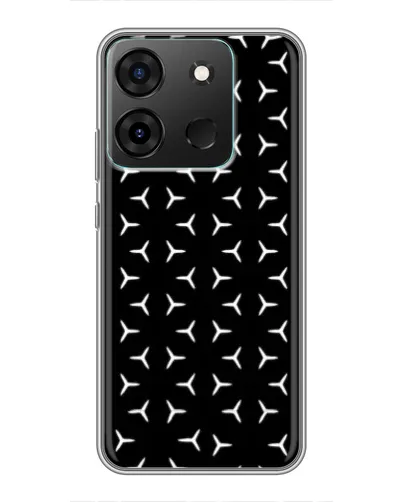 Чехол для Infinix Smart 7 с картинкой «Mercedes паттерн звезд» Чехол для Infinix Smart 7 с картинкой «Mercedes паттерн звезд»