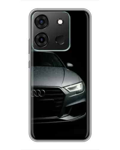 Чехол для Infinix Smart 7 с картинкой «Audi — детализация кузова» Чехол для Infinix Smart 7 с картинкой «Audi — детализация кузова»