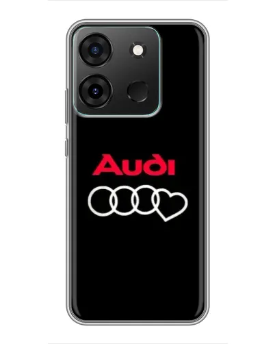 Чехол для Infinix Smart 7 с картинкой «Логотип Audi Heart» Чехол для Infinix Smart 7 с картинкой «Логотип Audi Heart»