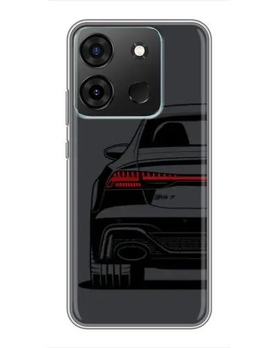 Чехол для Infinix Smart 7 с картинкой «Задняя часть Audi — арт» Чехол для Infinix Smart 7 с картинкой «Задняя часть Audi — арт»