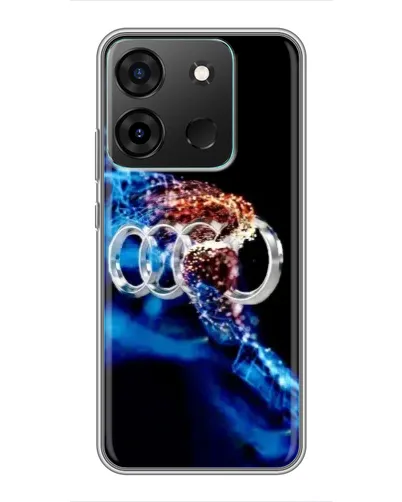 Чехол для Infinix Smart 7 с картинкой «Энергия лого Audi» Чехол для Infinix Smart 7 с картинкой «Энергия лого Audi»