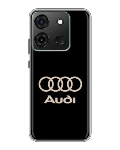 Чехол для Infinix Smart 7 с картинкой «Audi — золотой логотип» Чехол для Infinix Smart 7 с картинкой «Audi — золотой логотип»