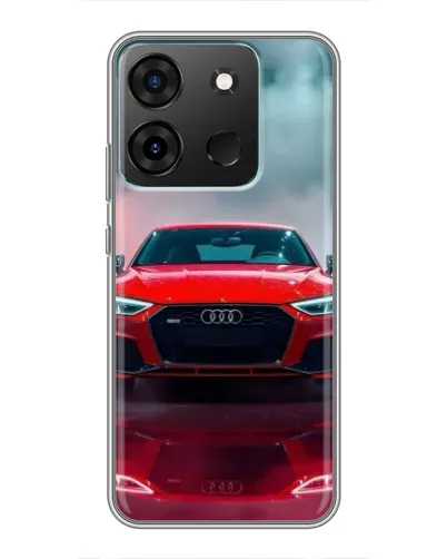 Чехол для Infinix Smart 7 с картинкой «Audi RS — красный стиль» Чехол для Infinix Smart 7 с картинкой «Audi RS — красный стиль»