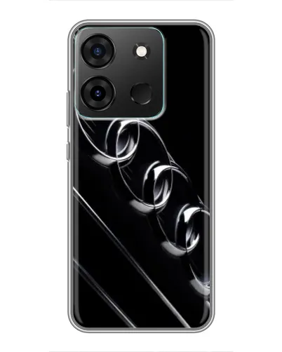 Чехол для Infinix Smart 7 с картинкой «Audi — абстрактные кольца» Чехол для Infinix Smart 7 с картинкой «Audi — абстрактные кольца»