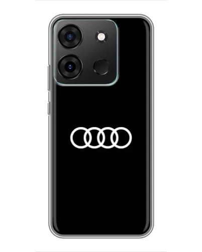 Чехол для Infinix Smart 7 с картинкой «Audi White Logo» Чехол для Infinix Smart 7 с картинкой «Audi White Logo»