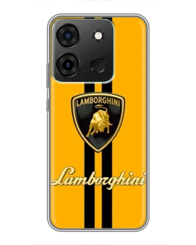 Чехол для Infinix Smart 7 с картинкой «Lamborghini Stripe желтый» Чехол для Infinix Smart 7 с картинкой «Lamborghini Stripe желтый»