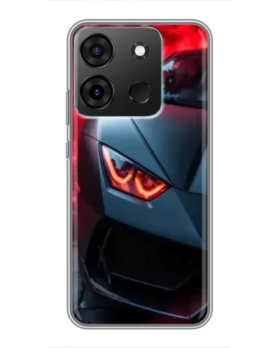 Чехол для Infinix Smart 7 с картинкой «Lamborghini красное сияние» Чехол для Infinix Smart 7 с картинкой «Lamborghini красное сияние»