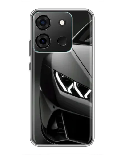 Чехол для Infinix Smart 7 с картинкой «Lamborghini фары детализация» Чехол для Infinix Smart 7 с картинкой «Lamborghini фары детализация»