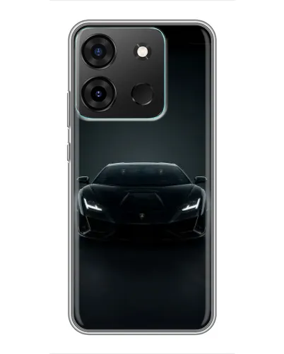 Чехол для Infinix Smart 7 с картинкой «Черный Lamborghini Aventador» Чехол для Infinix Smart 7 с картинкой «Черный Lamborghini Aventador»