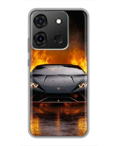 Чехол для Infinix Smart 7 с картинкой «Lamborghini в огне» Чехол для Infinix Smart 7 с картинкой «Lamborghini в огне»