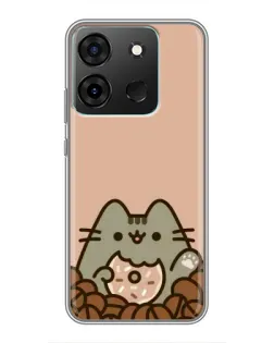 Чехол для Infinix Smart 7 с картинкой «Кофейный Пушин» Чехол для Infinix Smart 7 с картинкой «Кофейный Пушин»