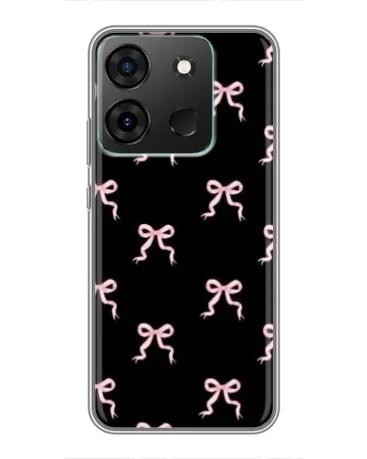 Чехол для Infinix Smart 7 с картинкой «Бант-цветок»