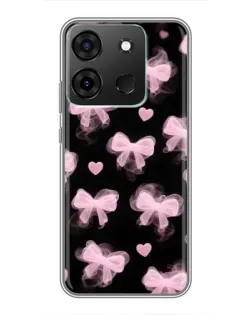 Чехол для Infinix Smart 7 с картинкой «Геометрия банта»