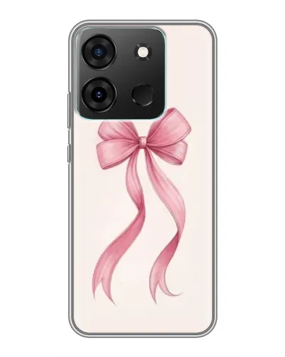 Чехол для Infinix Smart 7 с картинкой «Розовый бант»