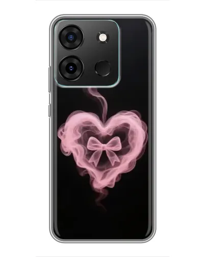 Чехол для Infinix Smart 7 с картинкой «Дымчатое сердце»