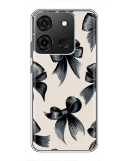 Чехол для Infinix Smart 7 с картинкой «Банты Coquette»
