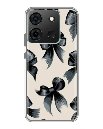Чехол для Infinix Smart 7 с картинкой «Банты Coquette»