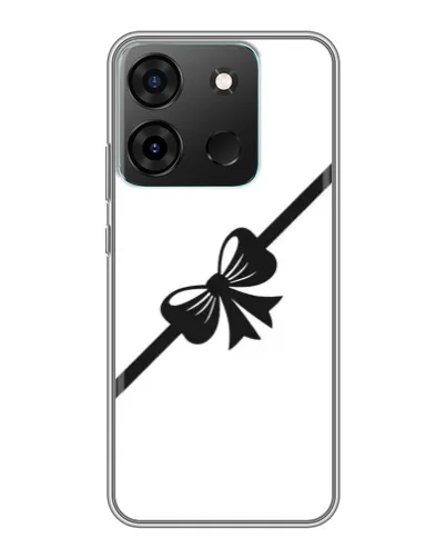 Чехол для Infinix Smart 7 с картинкой «Диагональный бант»
