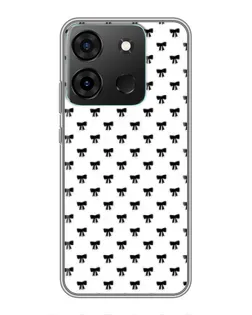 Чехол для Infinix Smart 7 с картинкой «Мини-бантики»