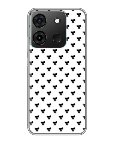 Чехол для Infinix Smart 7 с картинкой «Мини-бантики»