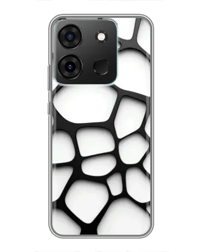 Чехол для Infinix Smart 7 с картинкой «Белая объемная сетка» Чехол для Infinix Smart 7 с картинкой «Белая объемная сетка»
