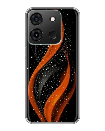Чехол для Infinix Smart 7 с картинкой «Огненная звездная волна» Чехол для Infinix Smart 7 с картинкой «Огненная звездная волна»