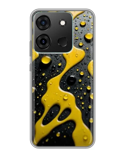 Чехол для Infinix Smart 7 с картинкой «Жидкое желтое золото» Чехол для Infinix Smart 7 с картинкой «Жидкое желтое золото»