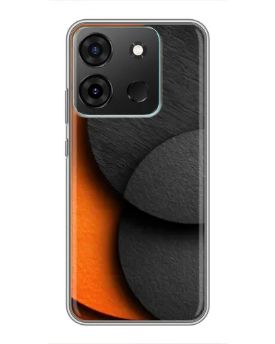 Чехол для Infinix Smart 7 с картинкой «Геометрия оранжевых кругов» Чехол для Infinix Smart 7 с картинкой «Геометрия оранжевых кругов»