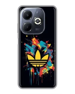 Чехол для Infinix Smart 8 Plus с картинкой «Adidas Splash»