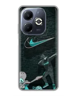Чехол для Infinix Smart 8 Plus с картинкой «Спортивный арт Nike» Чехол для Infinix Smart 8 Plus с картинкой «Спортивный арт Nike»