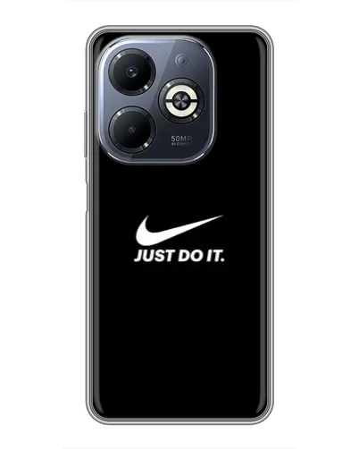 Чехол для Infinix Smart 8 Plus с картинкой «Минимализм от Nike»